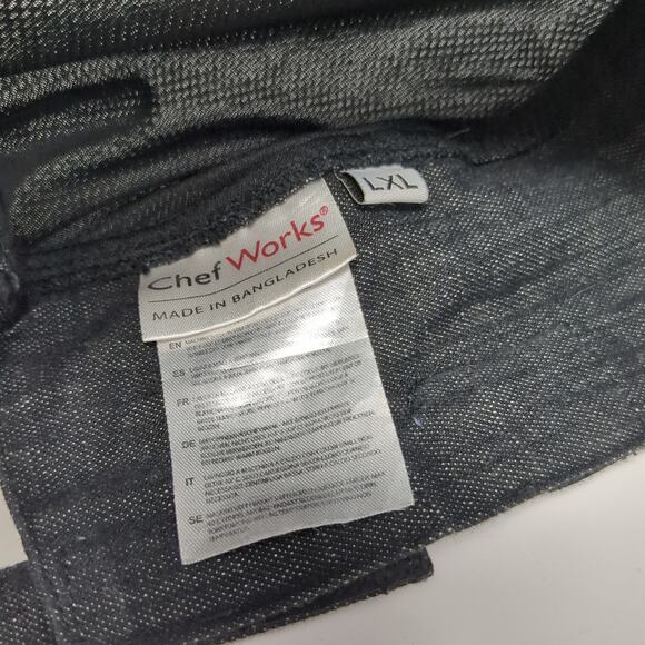 Chef Works Strapback Baseball Cap Black XL Adjustable Cool Vent - Picture 9 of 9